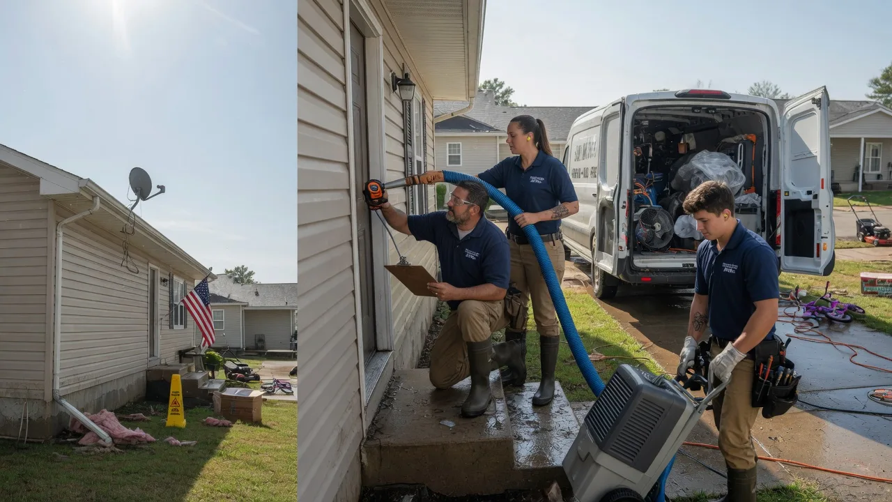 Ceiling Water Damage Restoration in Greenview, IL near me